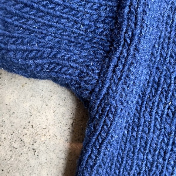 Babaa Wool Dress, one size, navy - Picture 5 of 5